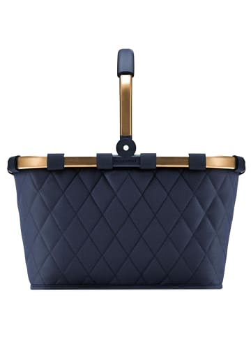 Reisenthel Carrybag Shopper Tasche 48 cm frame rhombus midnight gold
