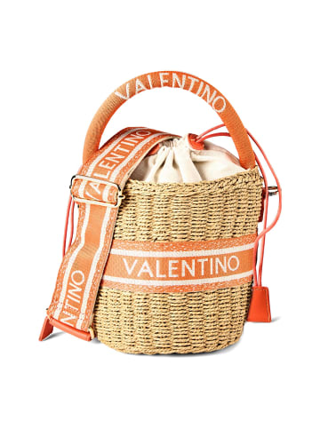Valentino Boho Beuteltasche 17 cm in natur-arancio