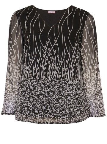 sheego by Joe Browns Tunika in schwarz bedruckt