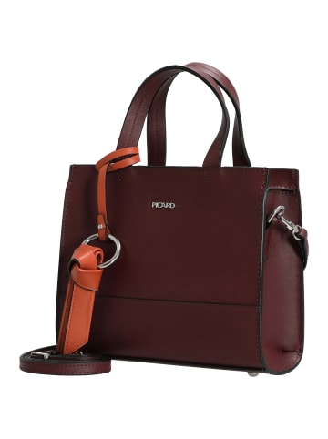 PICARD Levante - Schultertasche 21 cm (schwarz) in bordeaux