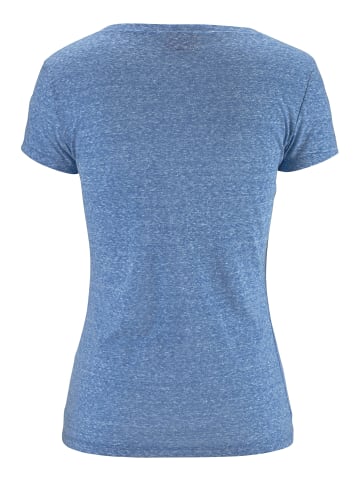 Venice Beach Strandshirt in blau-meliert