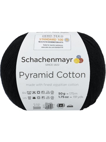 Schachenmayr since 1822 Handstrickgarne Pyramid Cotton, 50g in Schwarz