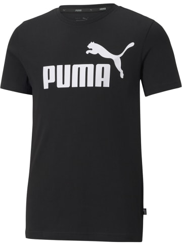 Puma T-Shirt "ESS Logo Tee B" in Schwarz