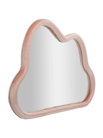 Mauro Ferretti Rosa Samt-Wandspiegel 90x4x60 cm