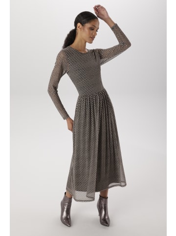 Aniston SELECTED Maxikleid in Offwhite-schwarz