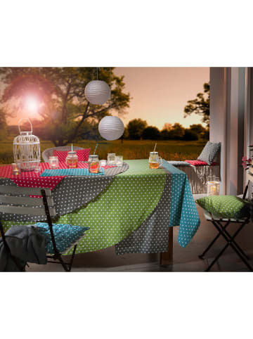 REDBEST Baumwolle Mitteldecke Orlando in petrol