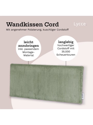 Lycce Wandkissen 1er Pack in Salbeigrün