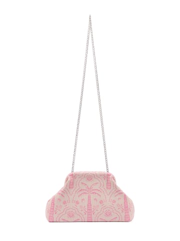 gaya Women Clutch in Beige Pink