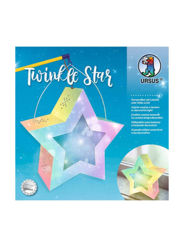 URSUS Laternen Bastelset Twinkle Star, Feenstaub - ab 5 Jahren