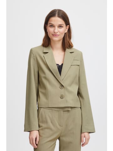 b. young BYDANTA SH BLAZER 4 - HEAVY WOVEN Loose fit in Aloe Melange