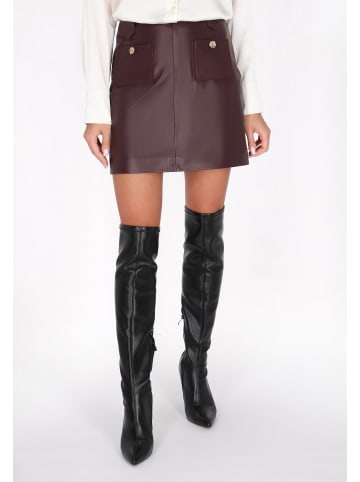 faina Skirt in burgundy