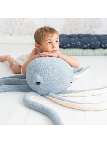 Crochetts 3er-Set Ozean-Kuscheltiere in Hellblau/Weiß – (B)40 x (H)95 x (T)29 cm