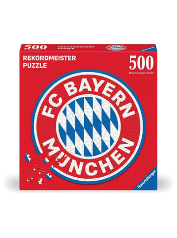 Ravensburger Puzzle 500 Teile Erwachsenenpuzzle 500 Teile - FC Bayern München - FC Bayern Logo Ab 12 Jahre in bunt