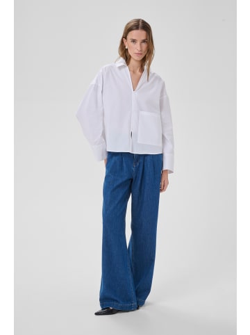 My Essential Wardrobe Langarm - Hemd MWSunna Box fit in Bright White