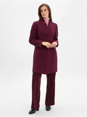 comma Mantel in bordeaux