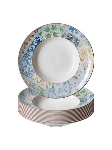 Ritzenhoff & Breker 12er Set Pastateller Roma Antica ø 30,5 cm in grün