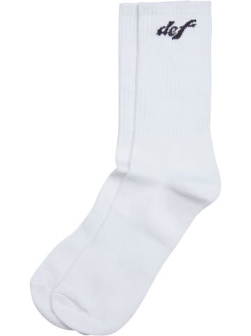 DEF Basic Socks in white