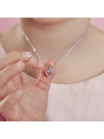 Prinzessin Lillifee Kette mit Anhänger Silber 925, rhodiniert in Pink