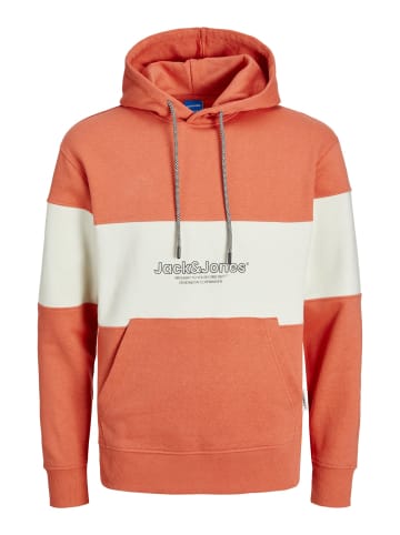 Jack & Jones Hoodie 'Lakewood' in orange