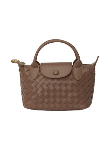 faina Women Handbag in Taupe