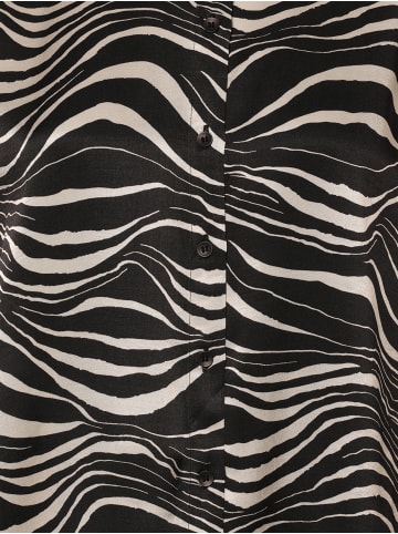 Marie Lund Bluse in schwarz ecru