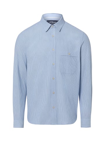 s.Oliver Hemd in hellblau weiß