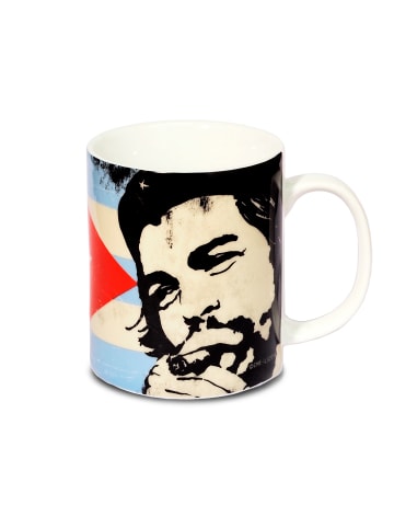 Logoshirt Tasse Che Guevara - Cuban Flag in schwarz