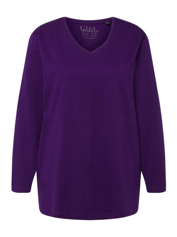 Ulla Popken Shirt in tiefes violett