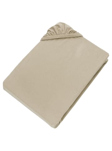 Schöner Wohnen Kollektion Spannbettlaken BASIC in Beige