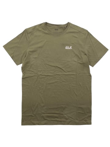 Jack Wolfskin Shirt Marble Paw Tee in Grün