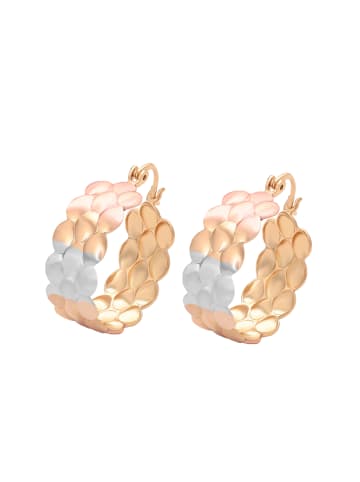 faina Women Huggie Earrings in Rose Gold