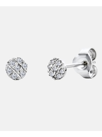 Diamant L'éternel Ohrstecker aus 375 Weißgold mit Diamant