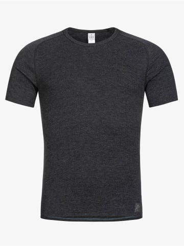 Erlich Textil  Thermo T-Shirt Kaspar in schwarz-melange
