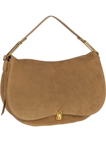 COCCINELLE Schultertasche Magie Suede 1802 in Nocciola