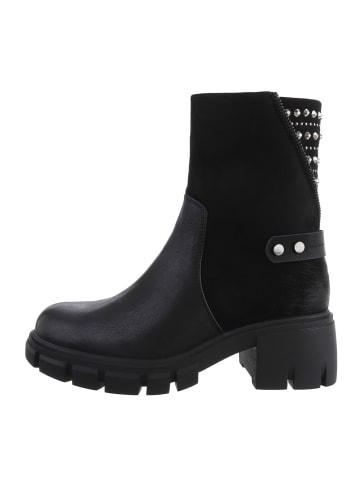 Ital-Design Stiefelette in Schwarz