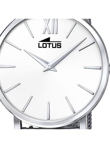 Lotus Analog-Armbanduhr Lotus Smart Casual silber mittel (ca. 38mm)