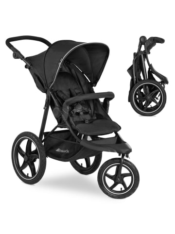Hauck Buggy & Sportwagen Runner 2 (mit großen Luftreifen) in schwarz
