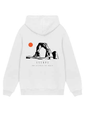 F4NT4STIC Hoodie Escape Discover the World Savannah in off-white