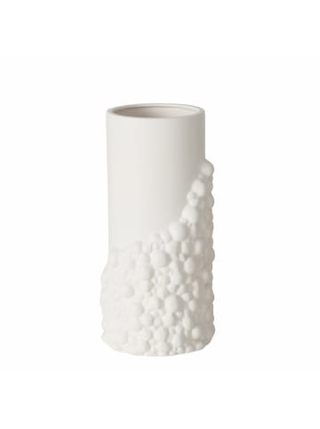 Boltze Vase aus Ton matt BULE in Weiß, 30,5 cm