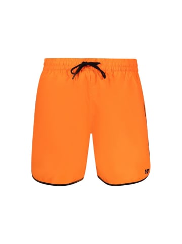 NORWAY 1963 Orange Polyamid Herren Bade Boxershorts
