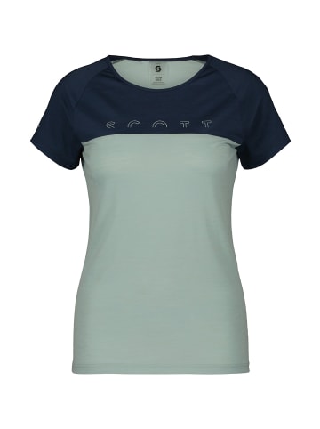 SCOTT W DEFINEDMERINO S/SL TEE in Blau