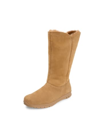 VITAFORM Veloursleder Stiefel in camel