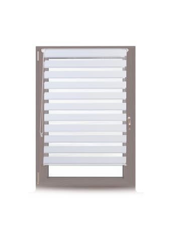 relaxdays 3x Doppelrollo in Weiß - (B)100 x (H)150 cm