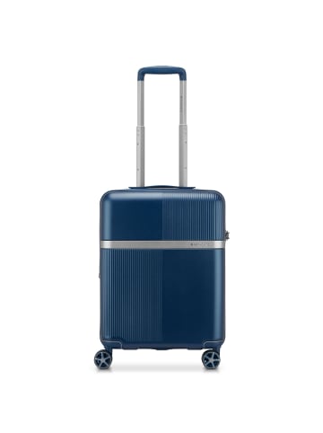 Roncato Airglam 4 Rollen Kabinentrolley S 55 cm mit Dehnfalte in blu notte