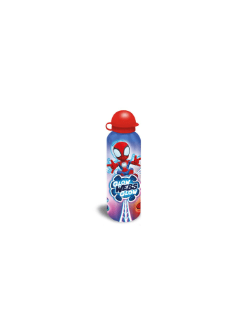 MARVEL Spider-Man Trinkflasche 500ml Glow Web Aluflasche Marvel