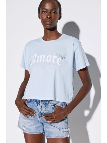 NO MATTER WHAT Shirt in Blau