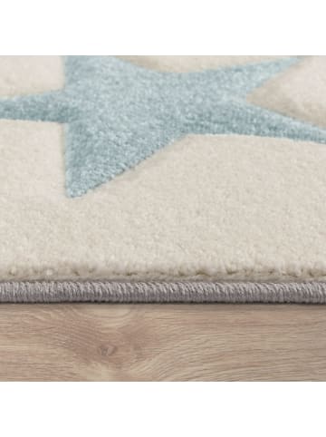 KADIMA DESIGN Kinderteppich Patchwork in Blau