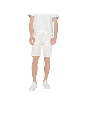 Jeckerson Weiß Baumwolle Bermudashorts
