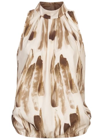 Cloud5ive Cloud5ive Damen Cloud5ive Damen Choker Top mit Abstrakt Print in beige