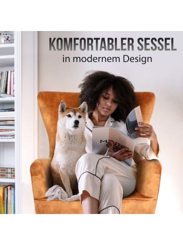 MCW Lounge-Sessel L63 drehbar, Petrol-blau